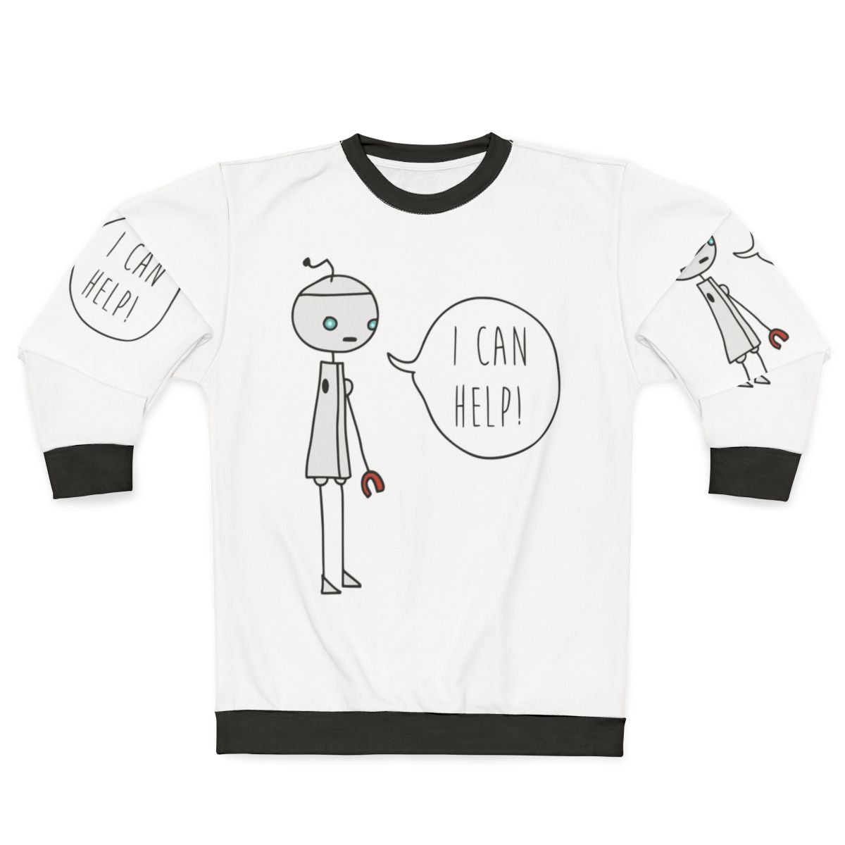 Fargo Android Minsky Cute Robot Sweatshirt