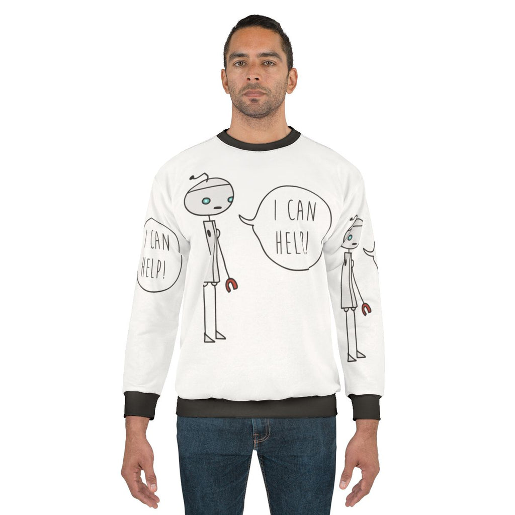 Fargo Android Minsky Cute Robot Sweatshirt
