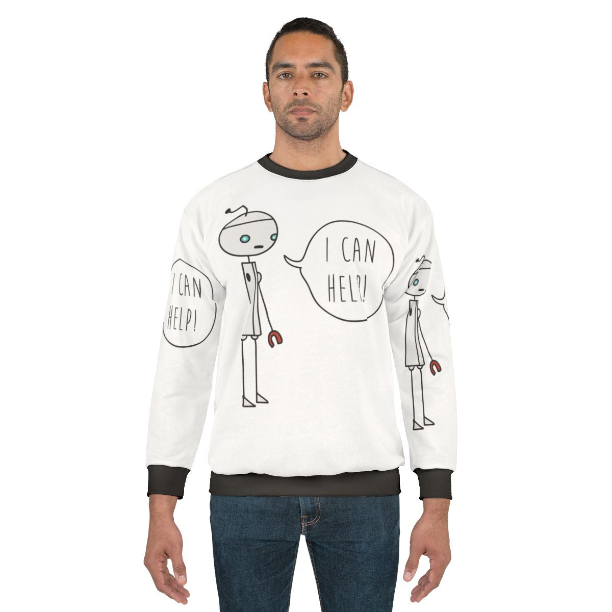 Fargo Android Minsky Cute Robot Sweatshirt
