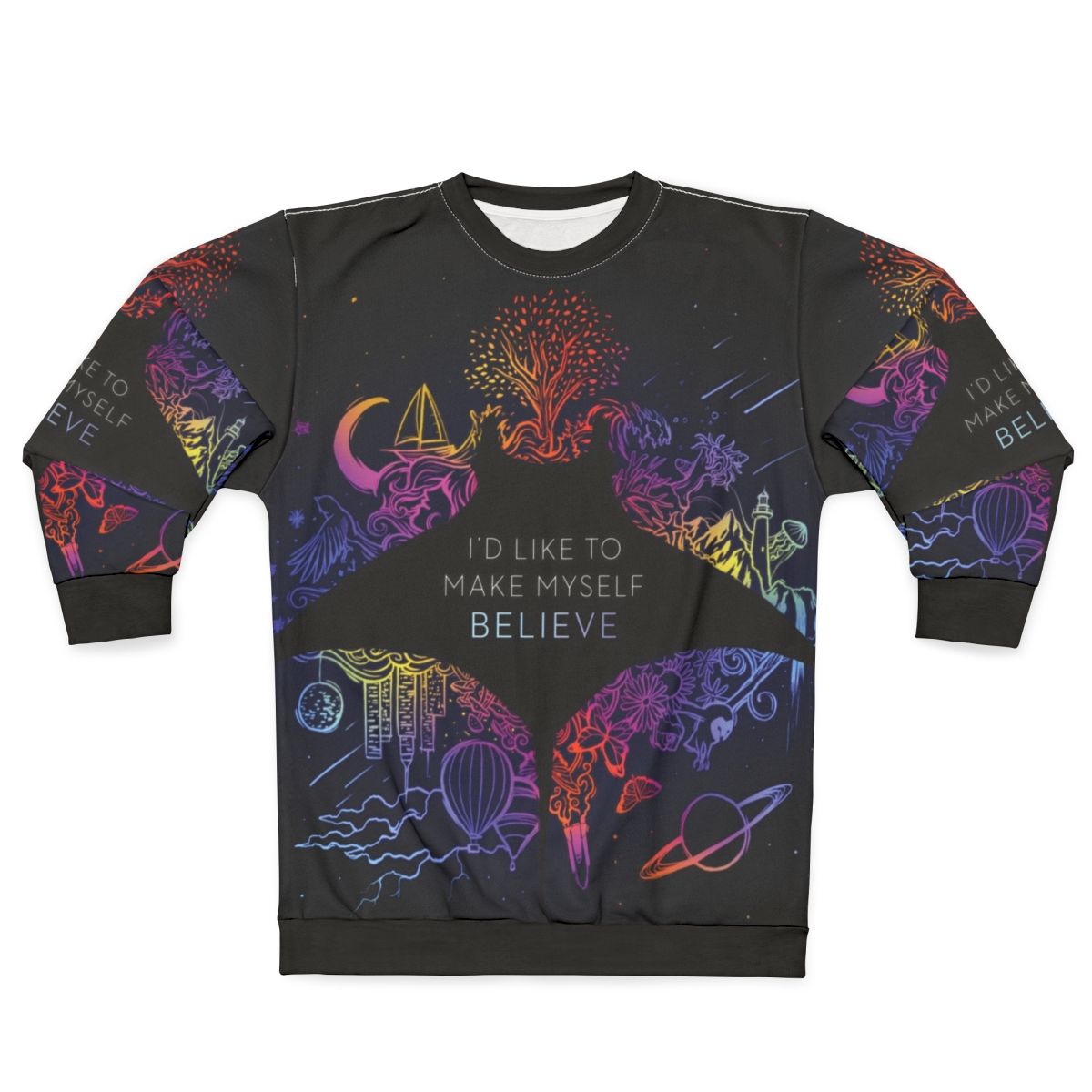 "I'd Like To Make Myself Believe" Ocean Eyes Sweatshirt