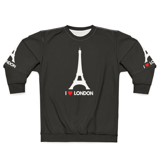 London Eiffel Tower Funny Sweatshirt