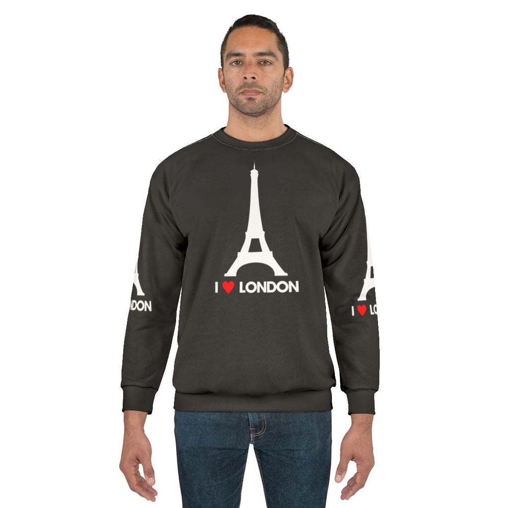 London Eiffel Tower Funny Sweatshirt