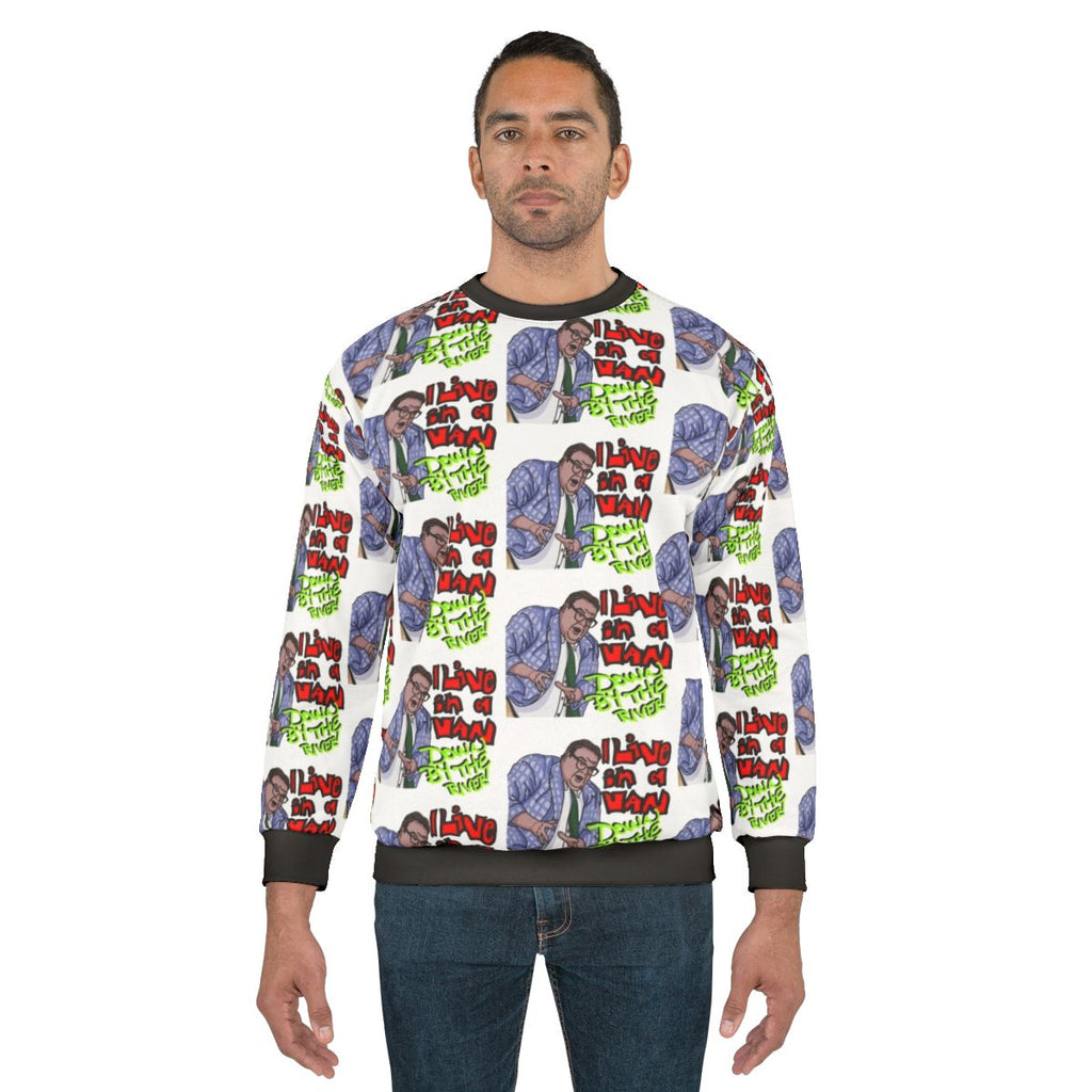 Matt Foley Motivational Speaker Crazy Hands Sweatshirt