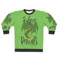 Dragon sweatshirt with a playful and whimsical design