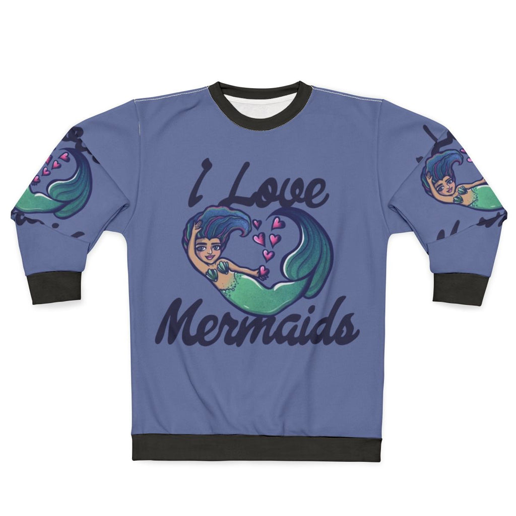 Mermaid Sweatshirt with Cute Mermaid Design