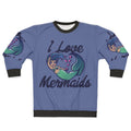 Mermaid Sweatshirt with Cute Mermaid Design