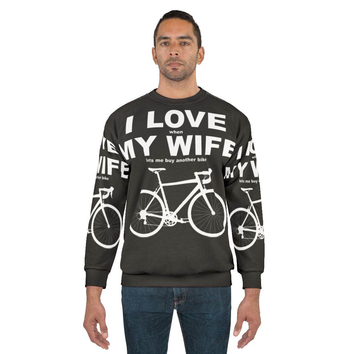 I Love My Wife Sweatshirt - Funny Couple Gift for Husband or Wife