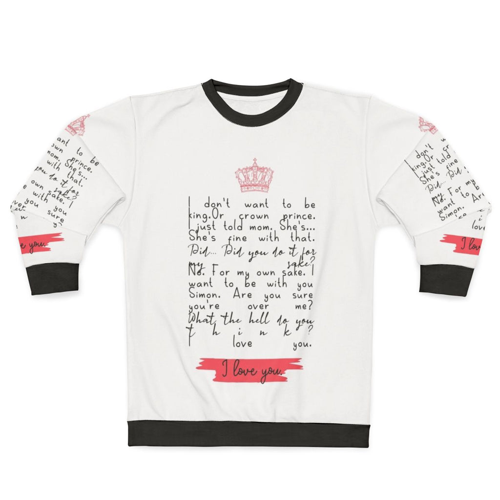 Young Royals Season 3 "I Love You" Sweatshirt