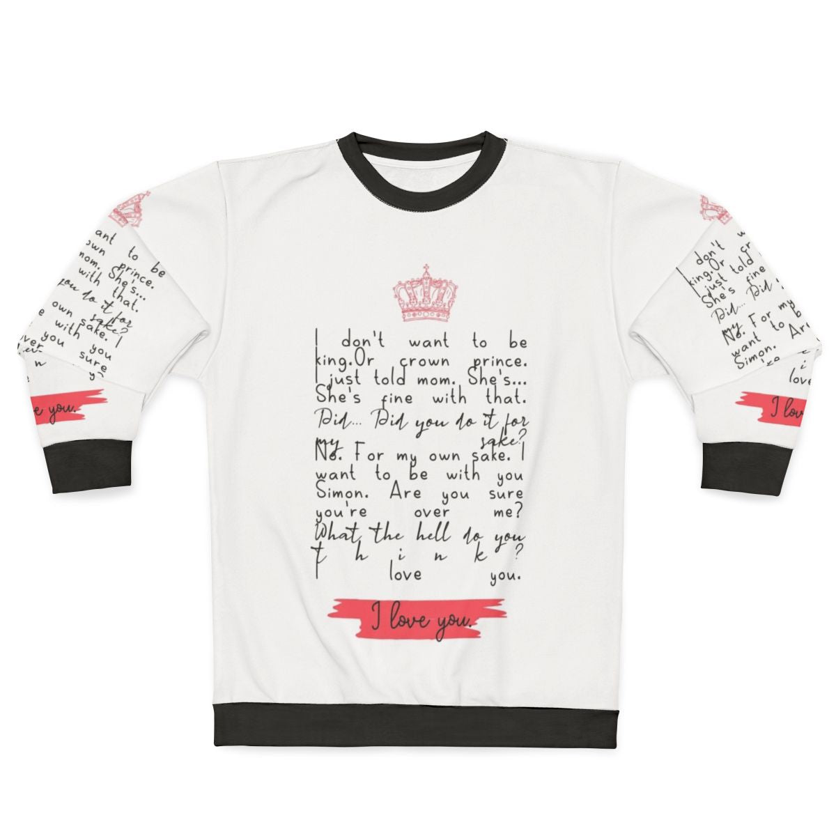 Young Royals Season 3 "I Love You" Sweatshirt