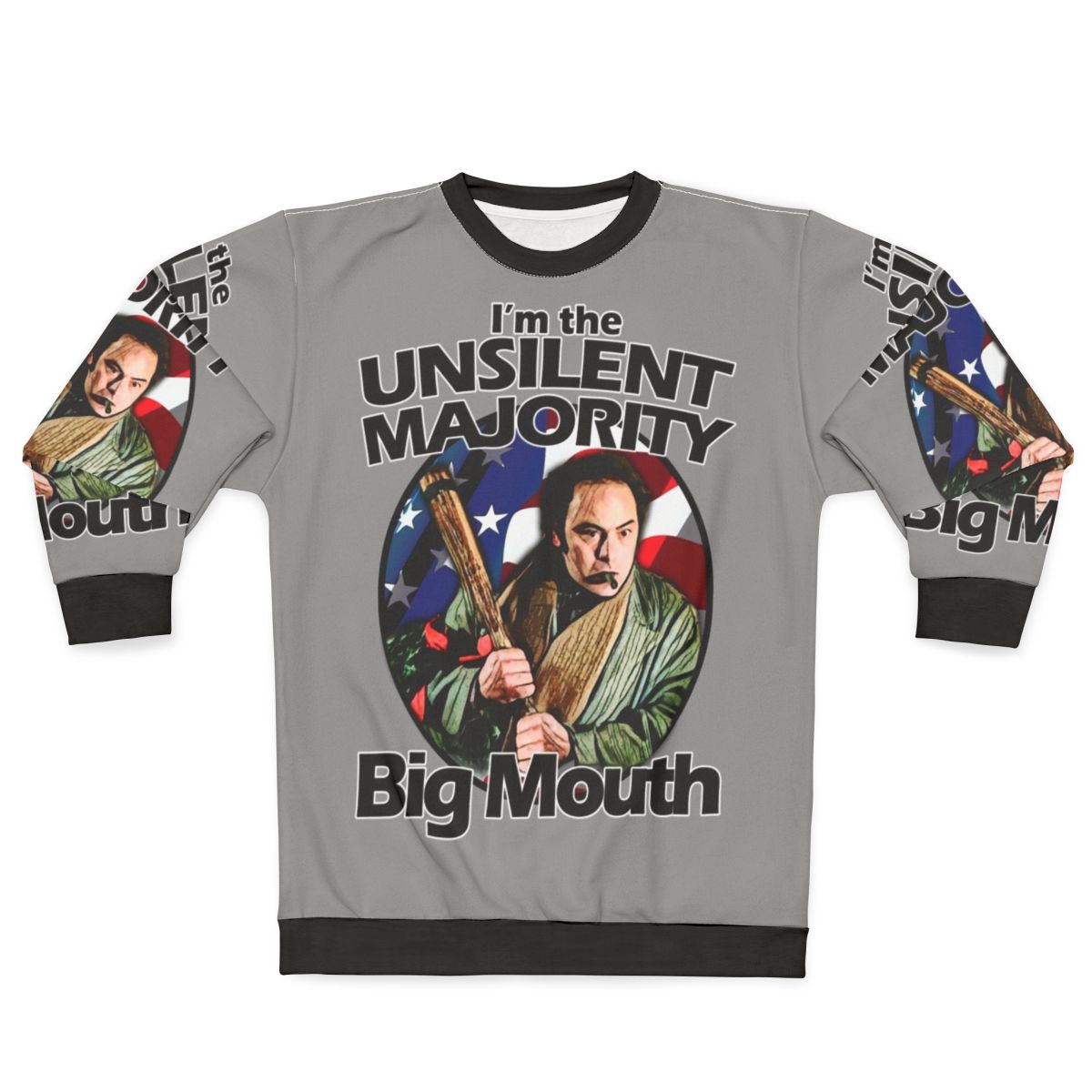 "Unsilent Majority Big Mouth Rocky Movie Sweatshirt"