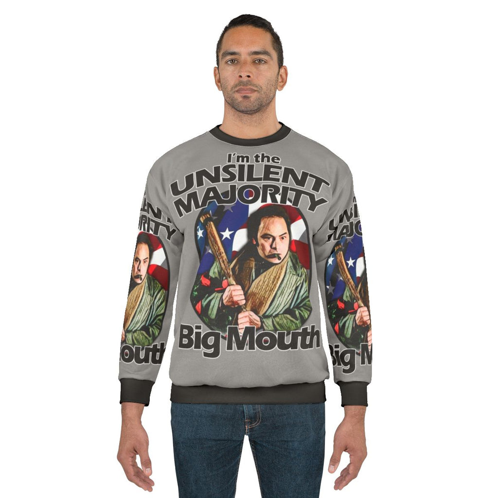 "Unsilent Majority Big Mouth Rocky Movie Sweatshirt"