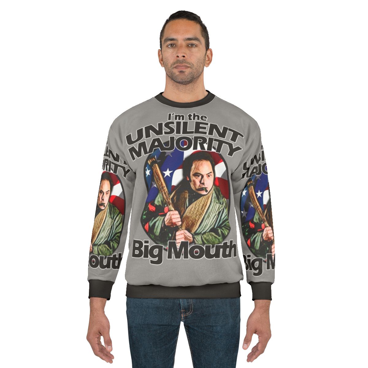 "Unsilent Majority Big Mouth Rocky Movie Sweatshirt"