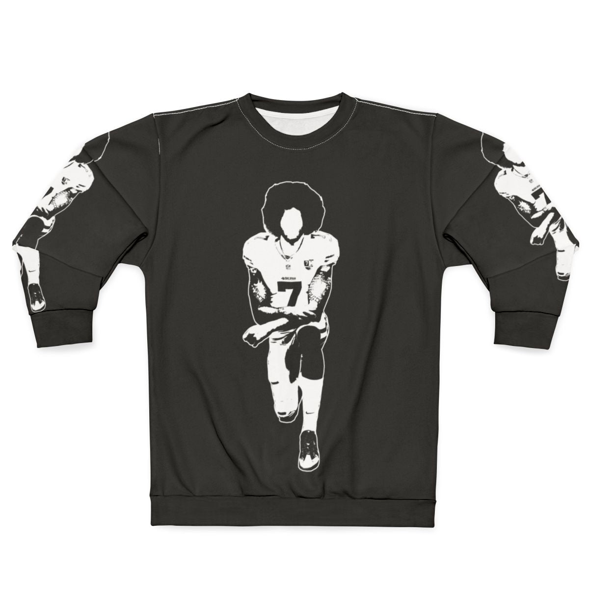 "I Stand With Kap" Activist Sweatshirt with Focus Keywords