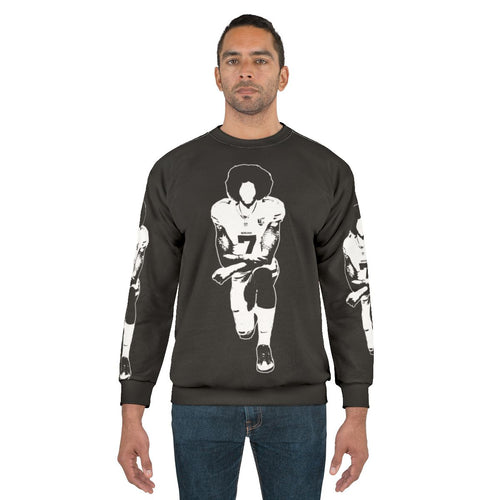 "I Stand With Kap" Activist Sweatshirt with Focus Keywords