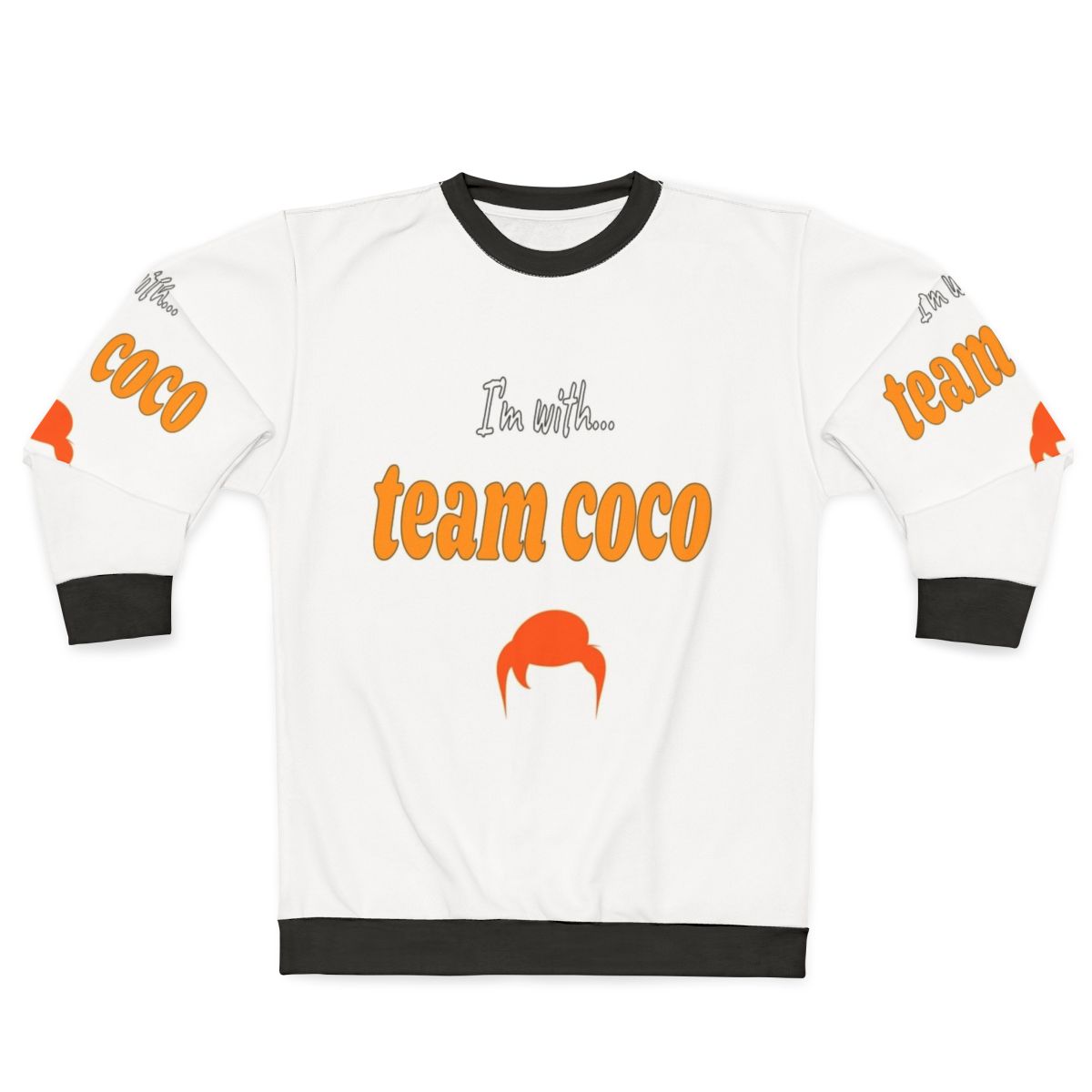 Team Coco Conan Obrien 4Eights Font Sweatshirt