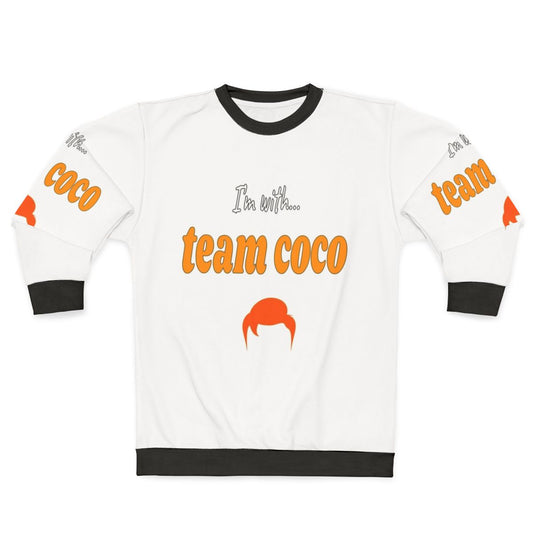 Team Coco Conan Obrien 4Eights Font Sweatshirt