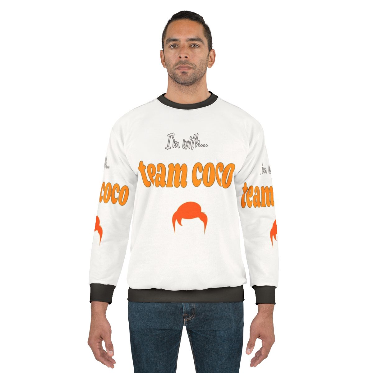 Team Coco Conan Obrien 4Eights Font Sweatshirt