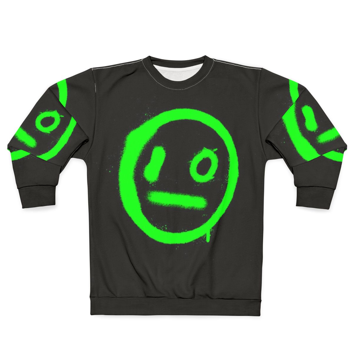 I/O Sweatshirt 2 with electronic dance music, edm, rave, and dj graphics