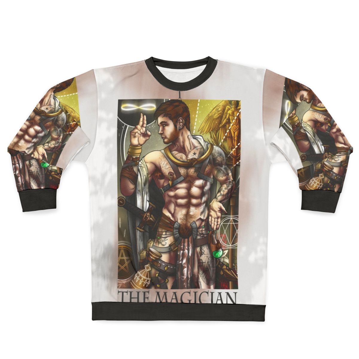 The Magician tarot card sweatshirt for gay and pagan fashion