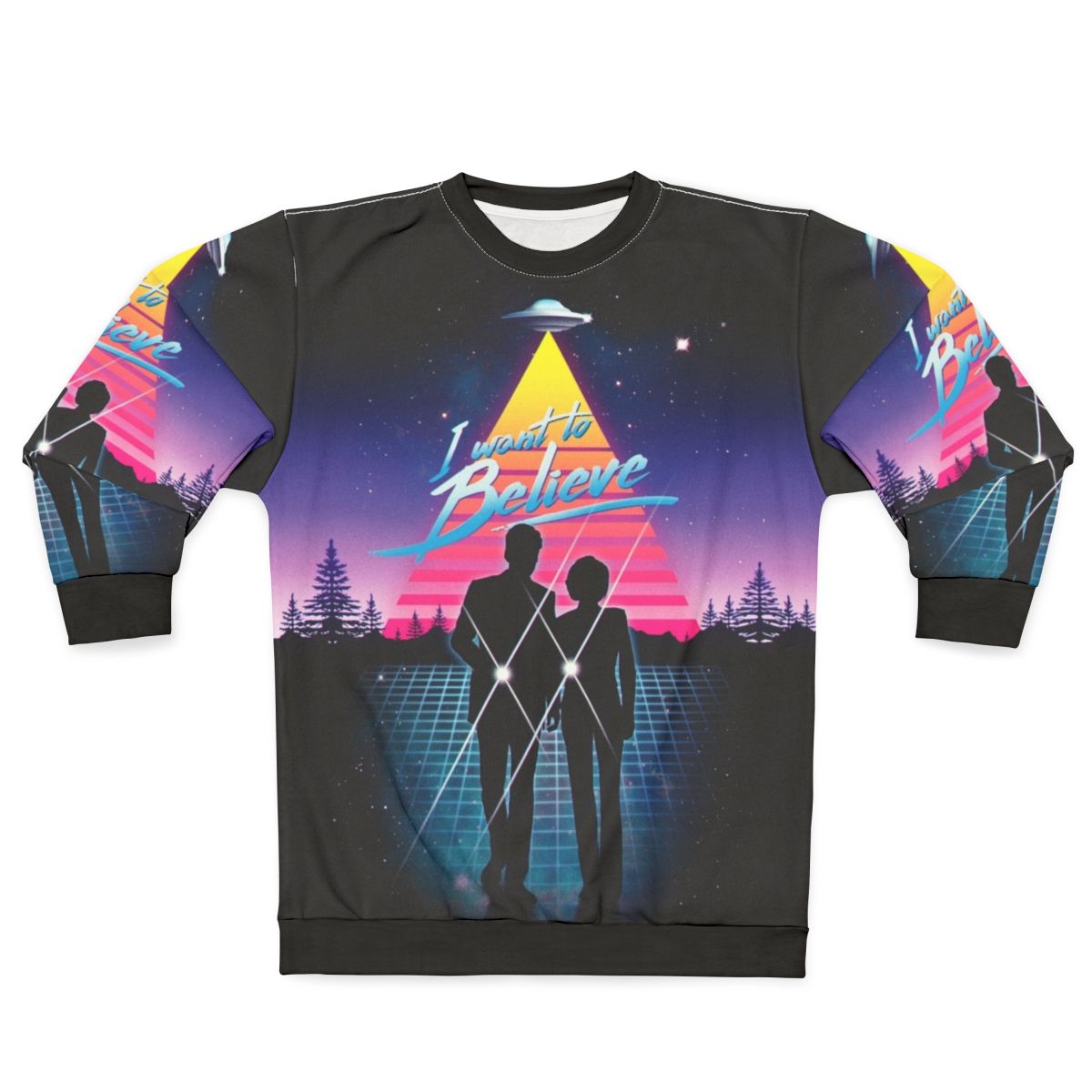 "I Want To Believe" X-Files Retro Sweatshirt