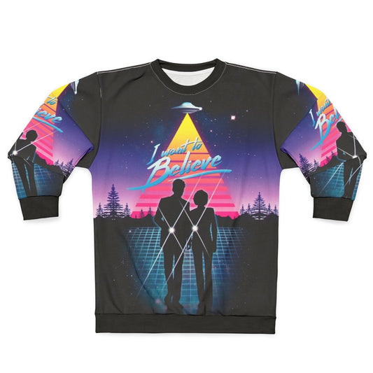 "I Want To Believe" X-Files Retro Sweatshirt