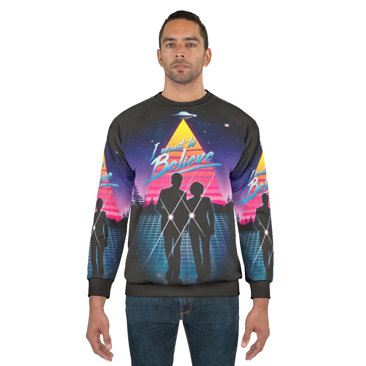 "I Want To Believe" X-Files Retro Sweatshirt
