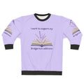 Bridgerton themed sweatshirt with floral design