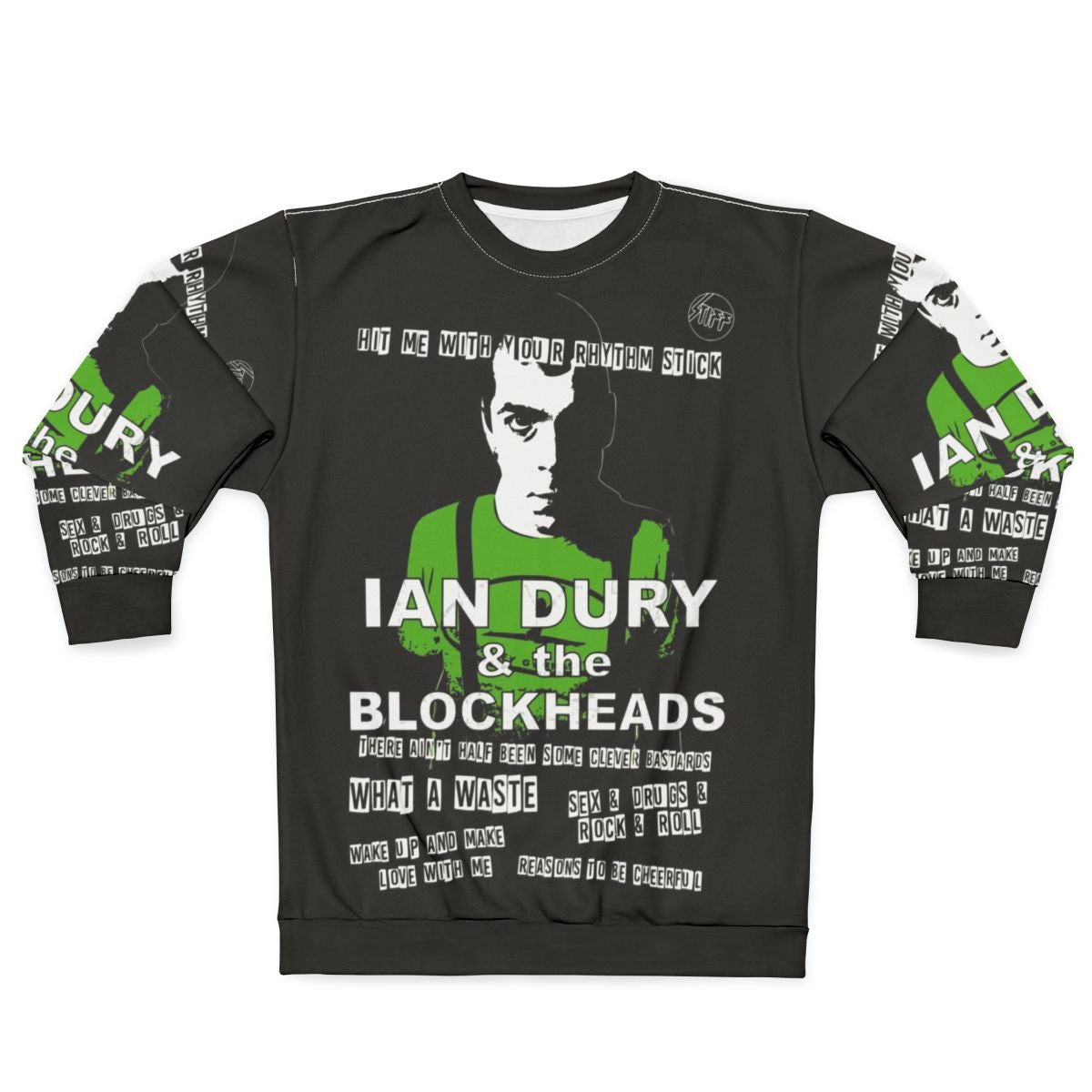 Ian Dury and The Blockheads Vintage Punk Rock Sweatshirt