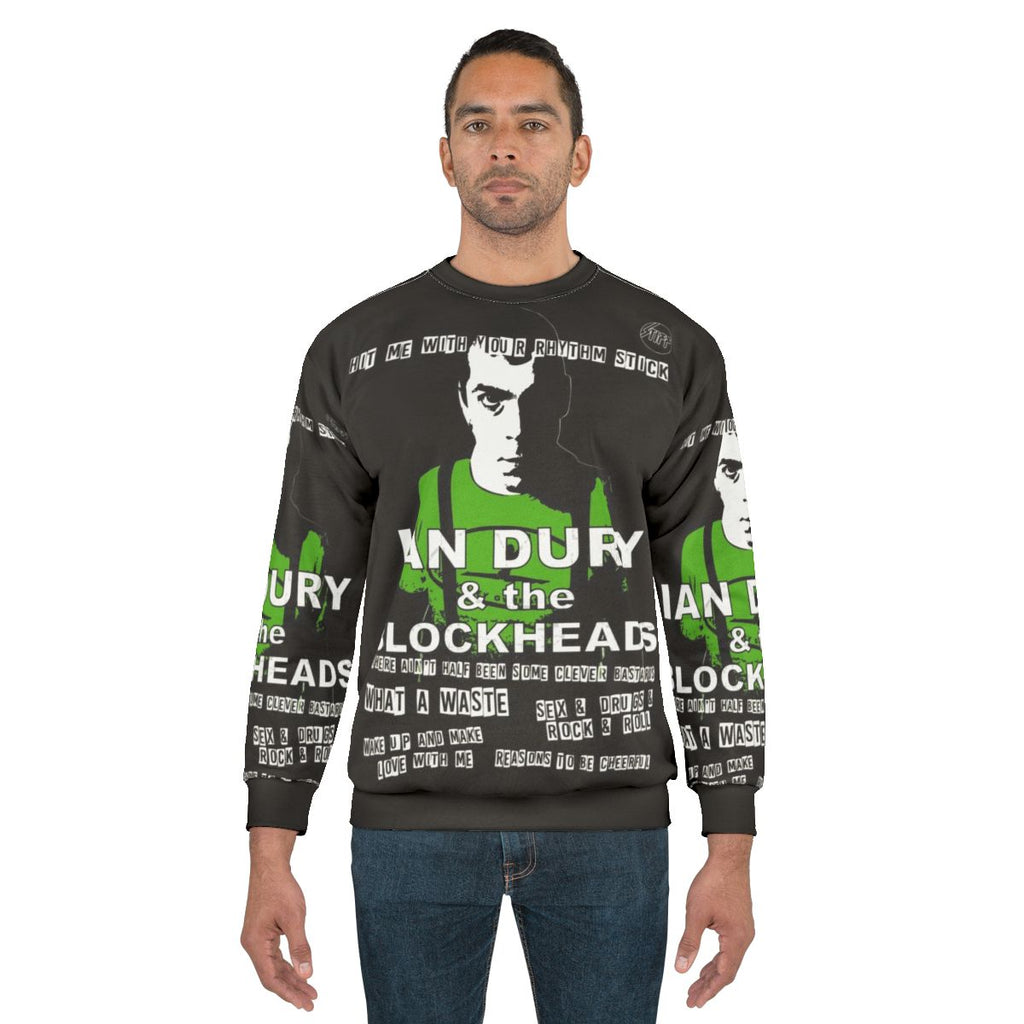 Ian Dury and The Blockheads Vintage Punk Rock Sweatshirt