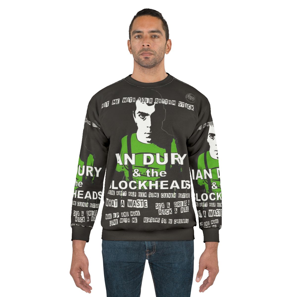 Ian Dury and The Blockheads Vintage Punk Rock Sweatshirt