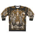 Iberian Hecate Sweatshirt with art nouveau and medusa design