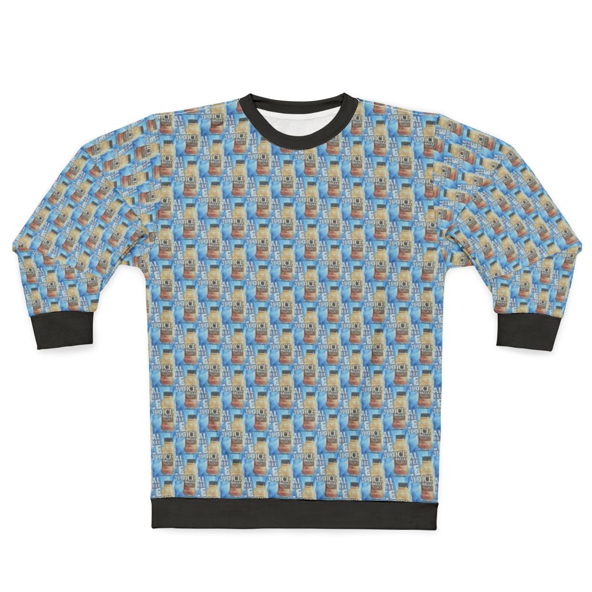 Ice Break Sweatshirt with Iced Coffee Design