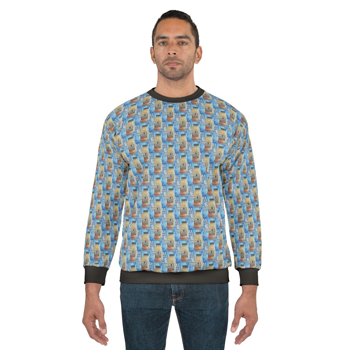 Ice Break Sweatshirt with Iced Coffee Design