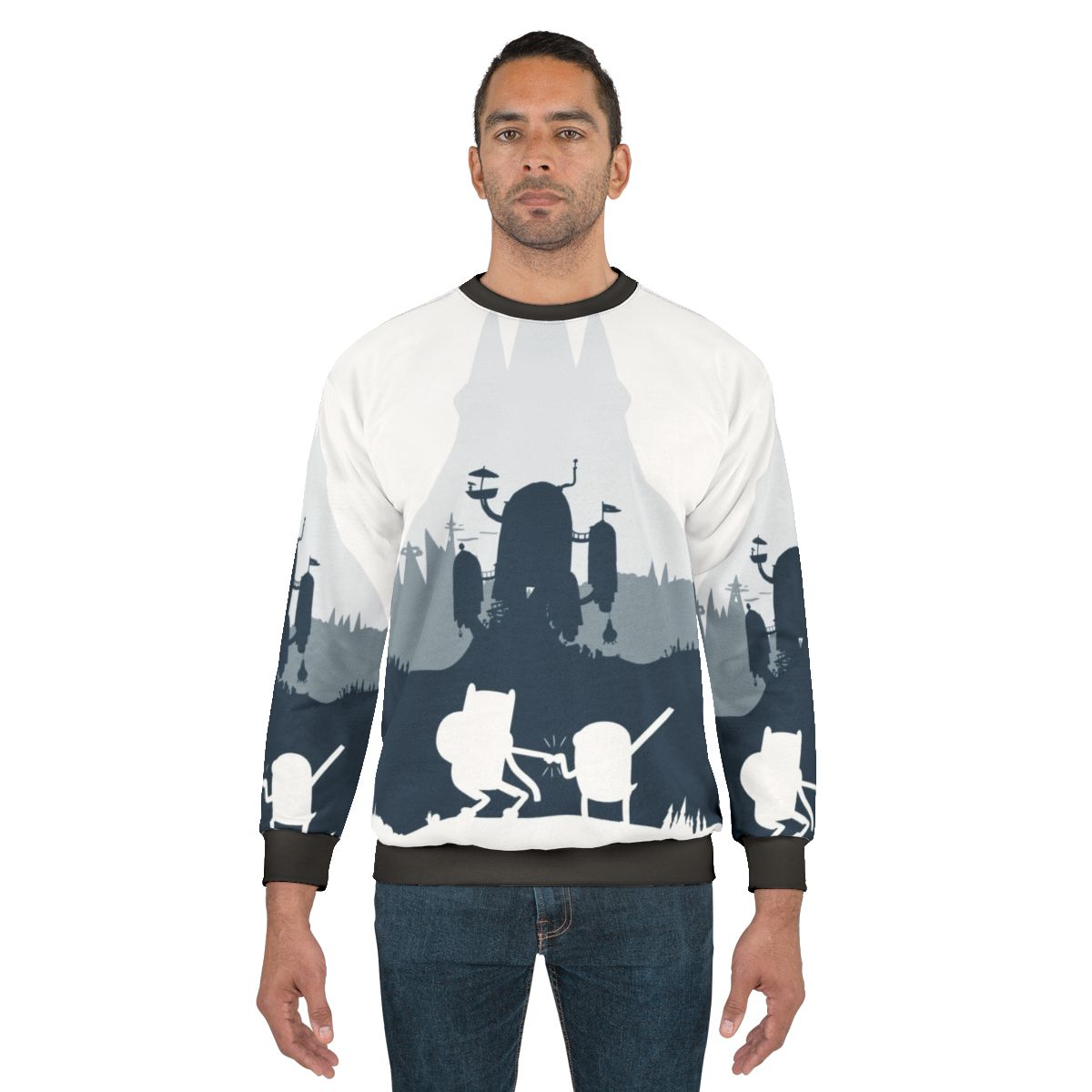 Ice King Silhouette Adventure Time Sweatshirt