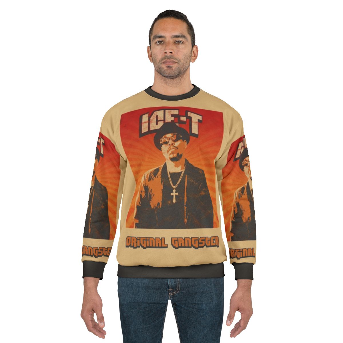 Vintage Ice T Old School Hip Hop Graphic Sweatshirt
