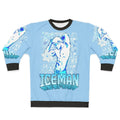 Iceman superhero sweatshirt featuring the X-Men character