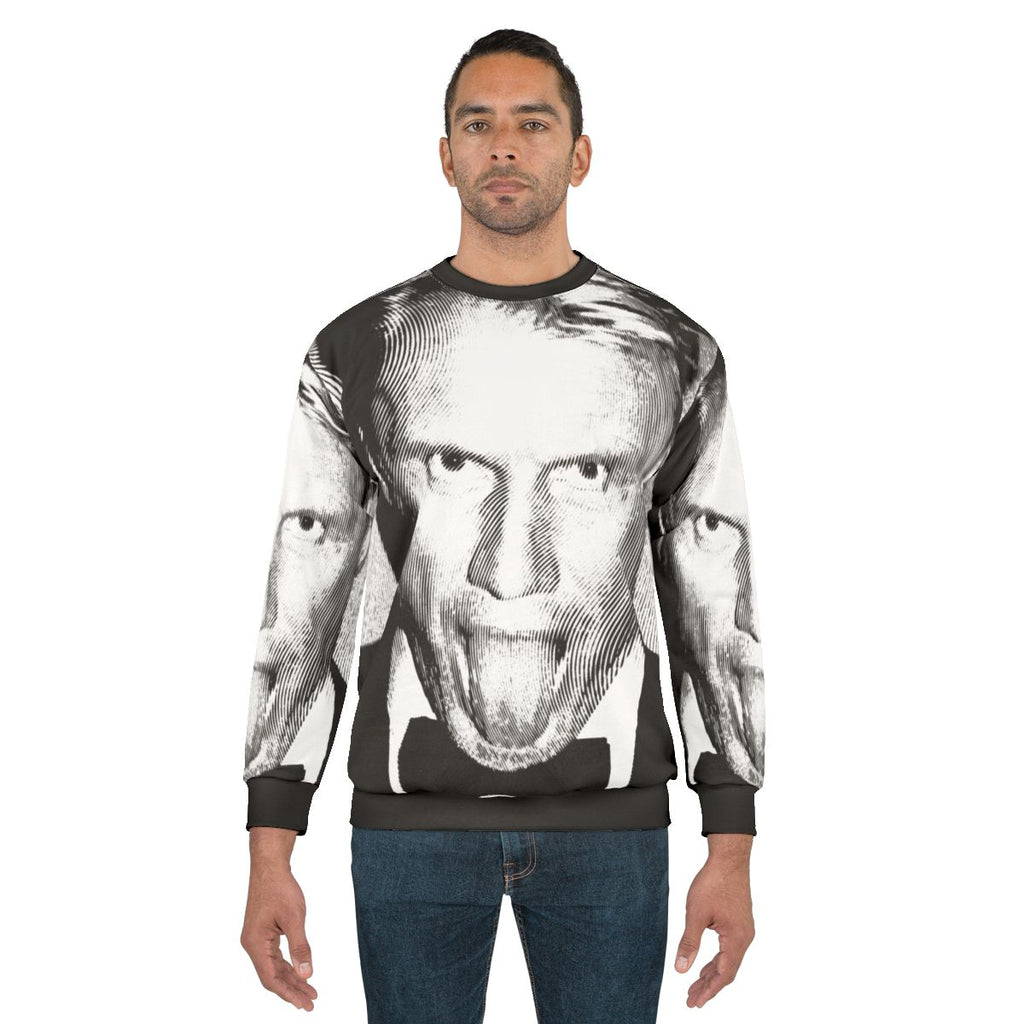 Iconic Dolph Lundgren Linocut Portrait Sweatshirt