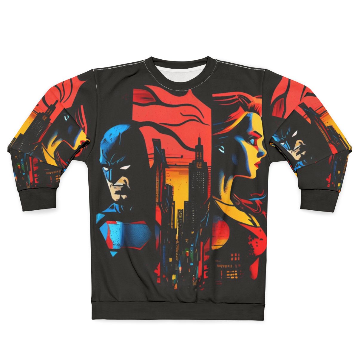 Iconic Superhero Sweatshirt 2 - Superhero Clothing Design