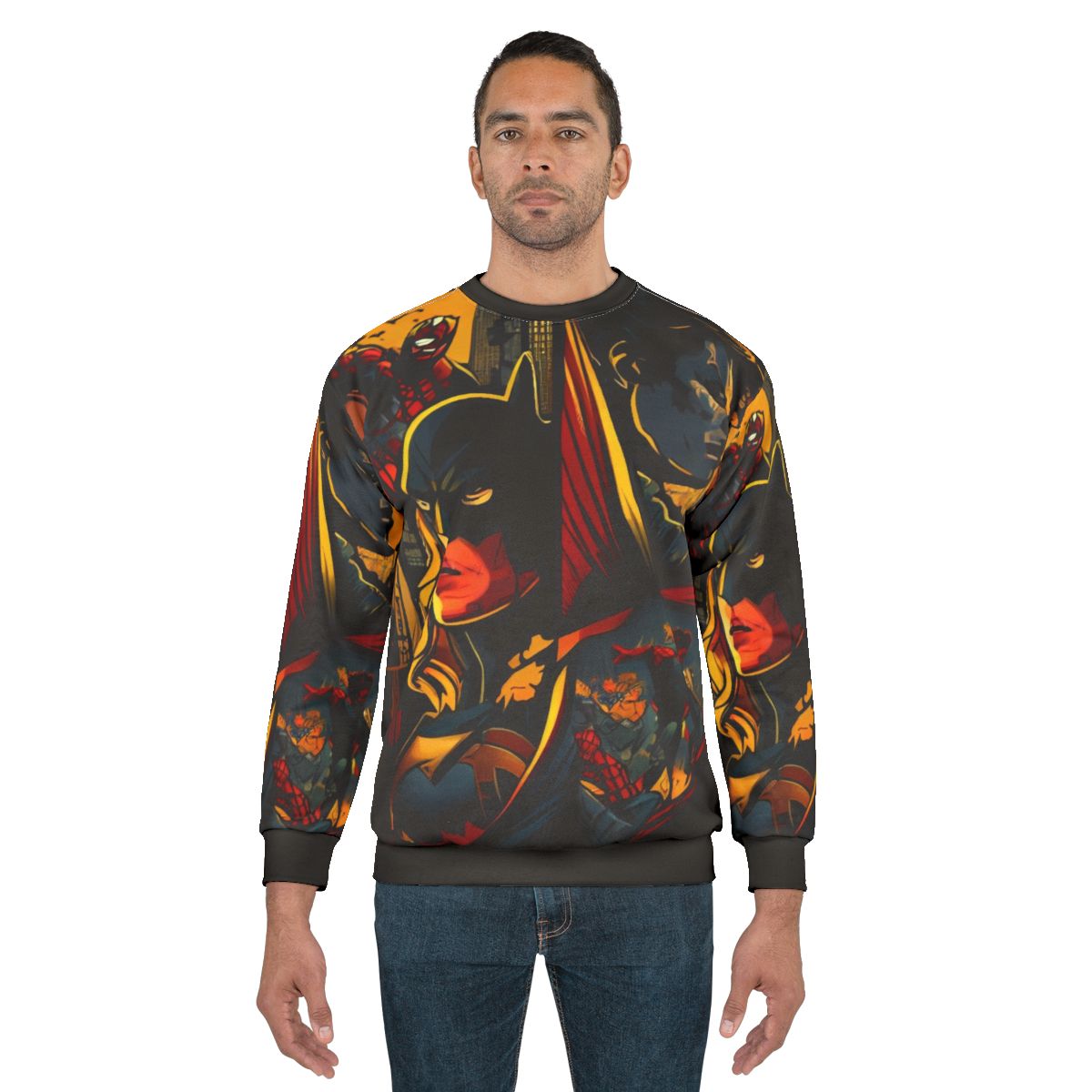 Iconic Superhero Sweatshirt 3 - Super Hero Inspired Apparel