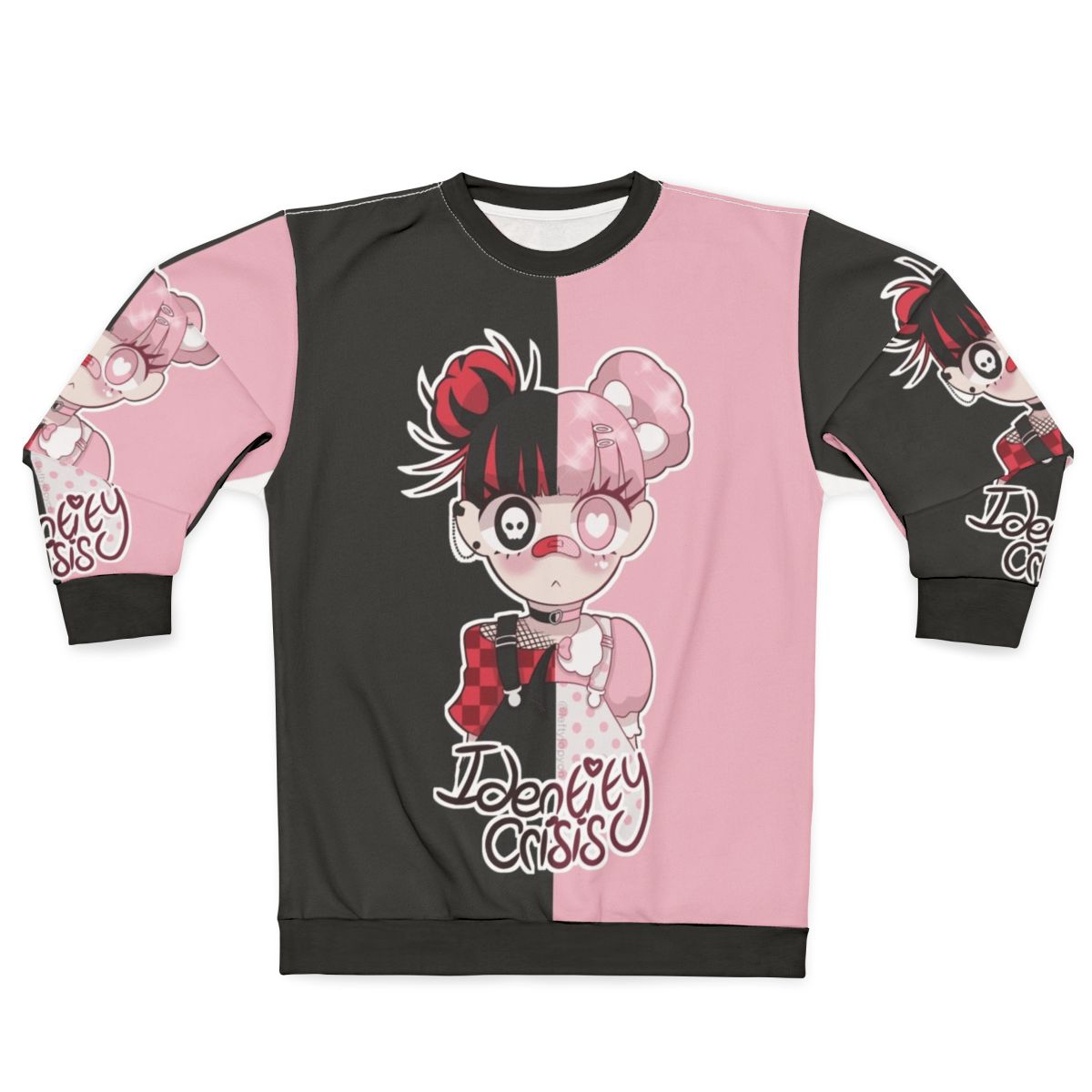 Identity Crisis Kawaii Goth Sweatshirt