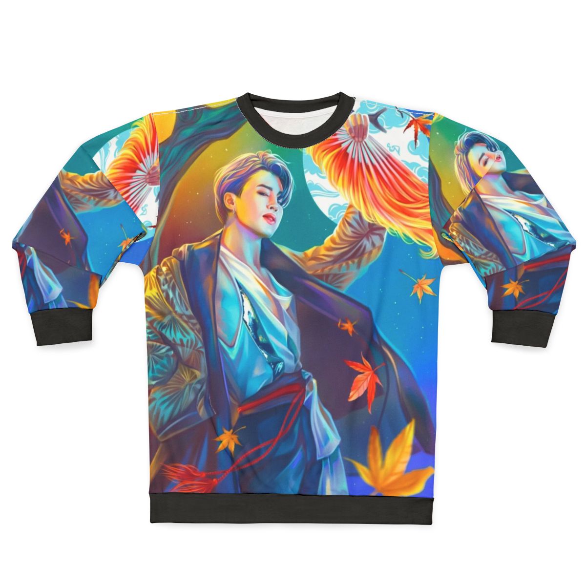 BTS Idol Sweatshirt featuring Jimin, Jungkook, V, J-Hope, RM, Suga, and Jin