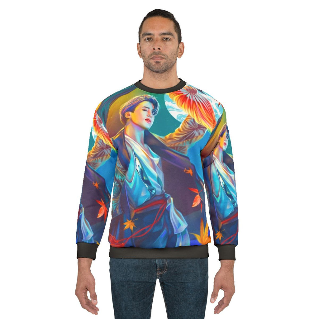 BTS Idol Sweatshirt featuring Jimin, Jungkook, V, J-Hope, RM, Suga, and Jin