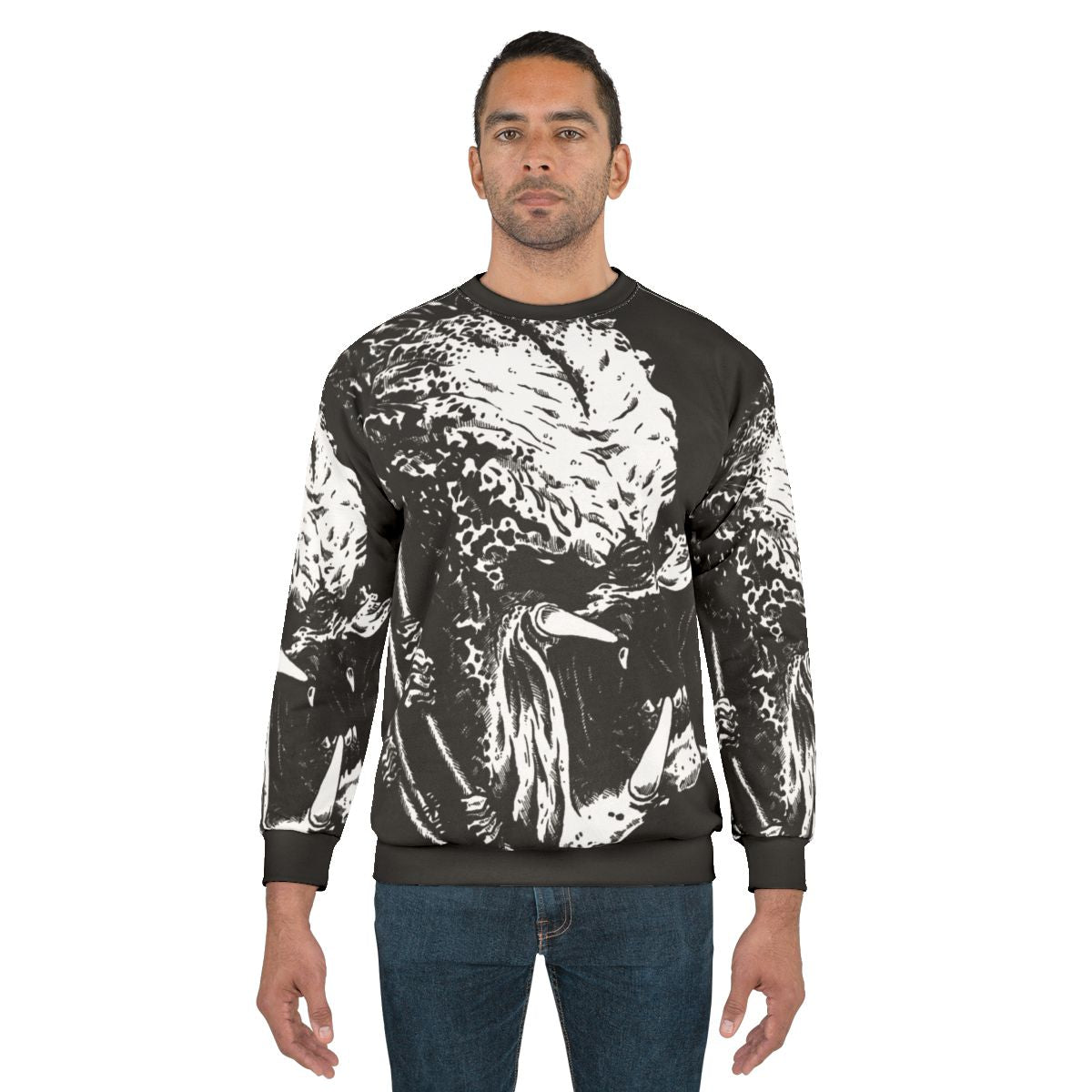 Predator inspired "If It Bleeds" sweatshirt featuring the iconic 80s movie monster