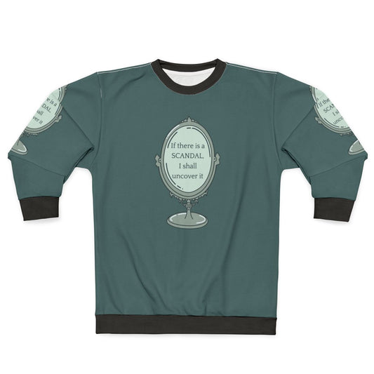 Bridgerton Season 3 Sweatshirt with "Uncover The Scandal" Quote