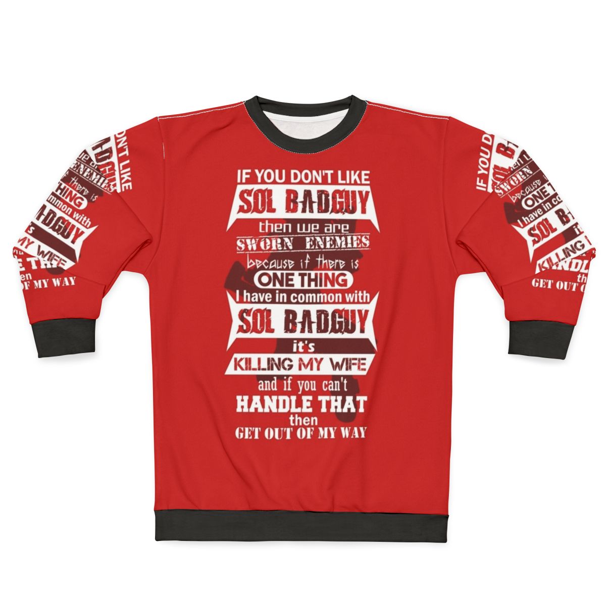 Guilty Gear Sol Badguy Anime Sweatshirt