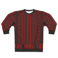 Ifugao Weave Sweatshirt with Tribal Patterns