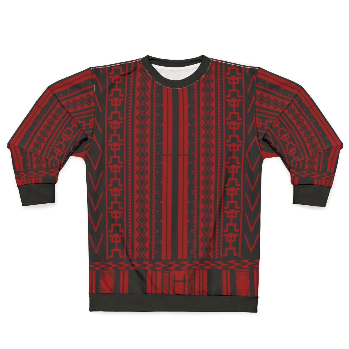 Ifugao Weave Sweatshirt with Tribal Patterns