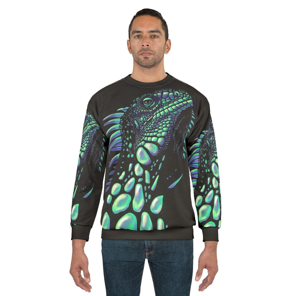 Iguana Soap Bubbles Sweatshirt
