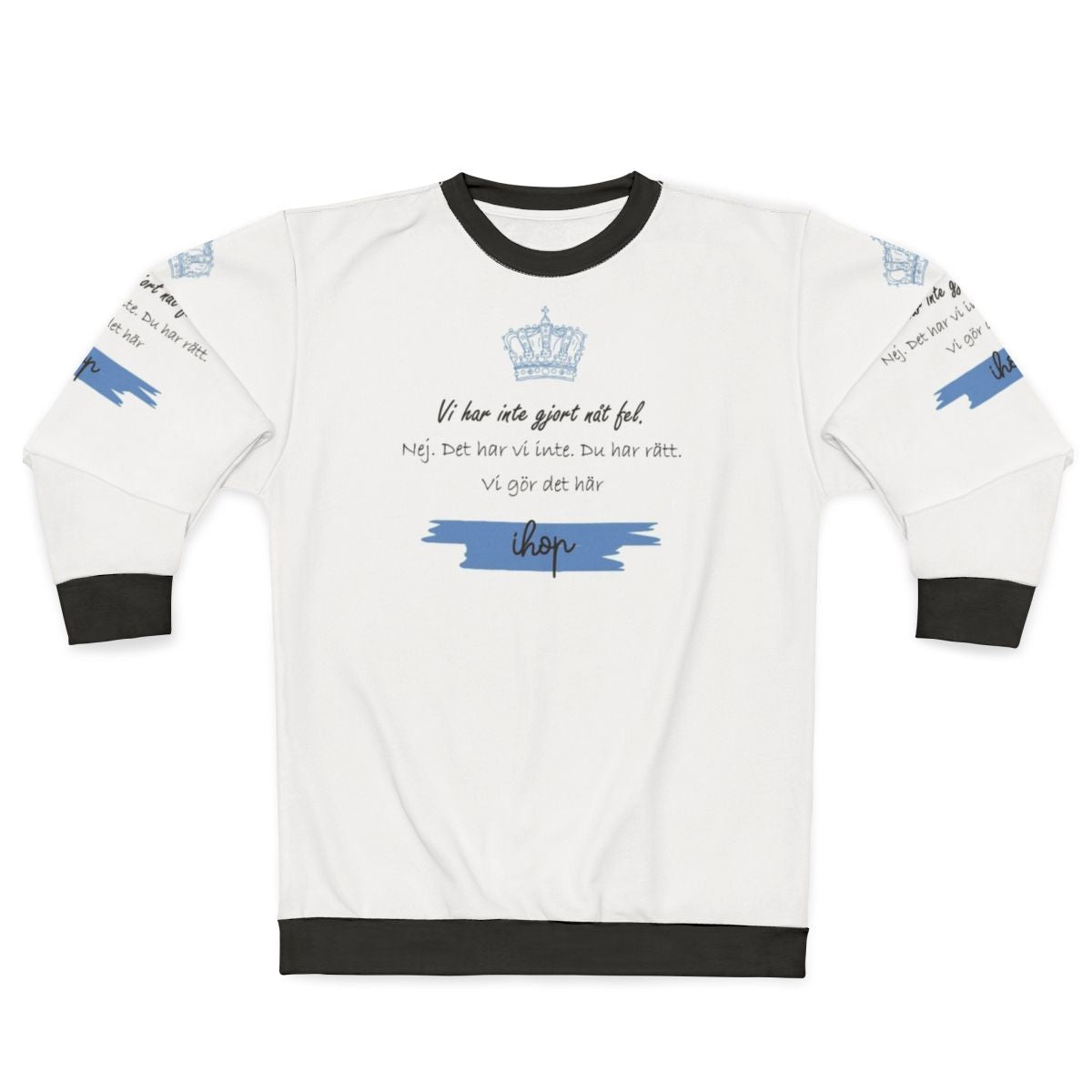 Young Royals IHOP Sweatshirt featuring Prince Wilhelm and Simon Eriksson