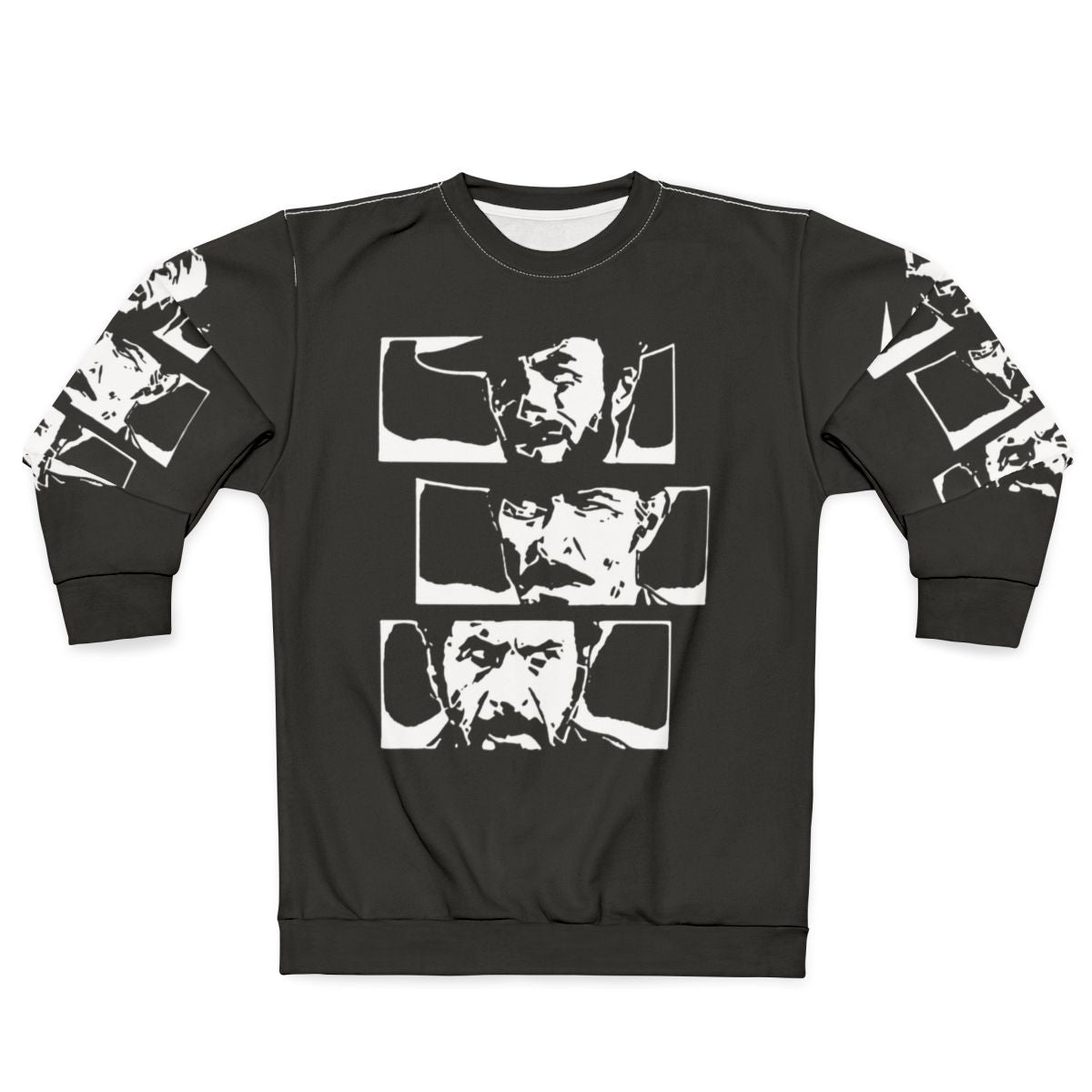 The Good, The Bad and The Ugly Sweatshirt featuring Clint Eastwood, Sergio Leone's classic western